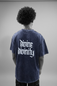 WASHED OBSIDIAN DIVIN3 DIVINITY TEE