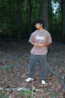 WASHED COCOA DIVIN3 DIVINITY TEE