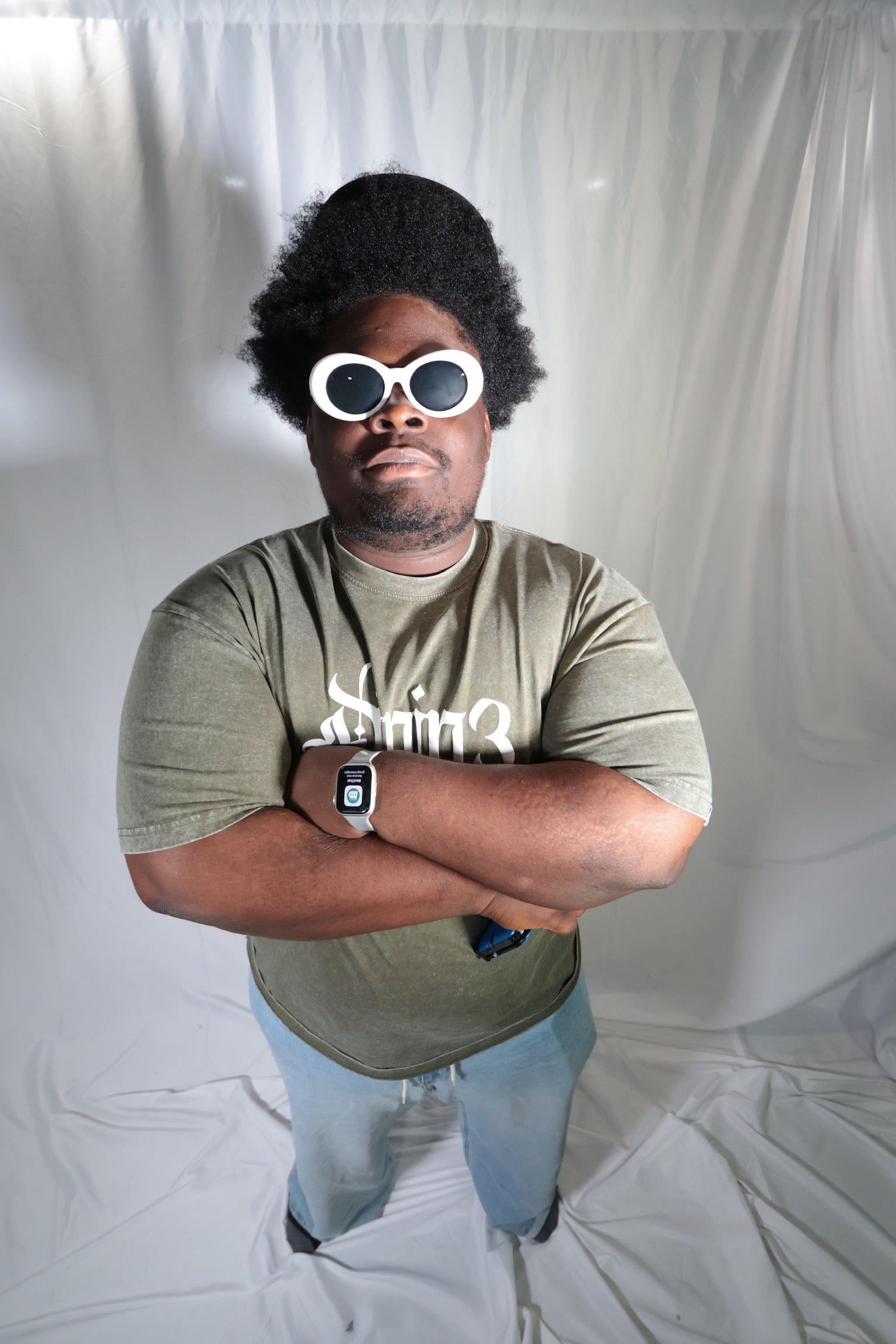 WASHED SAGE DIVIN3 DIVINITY TEE